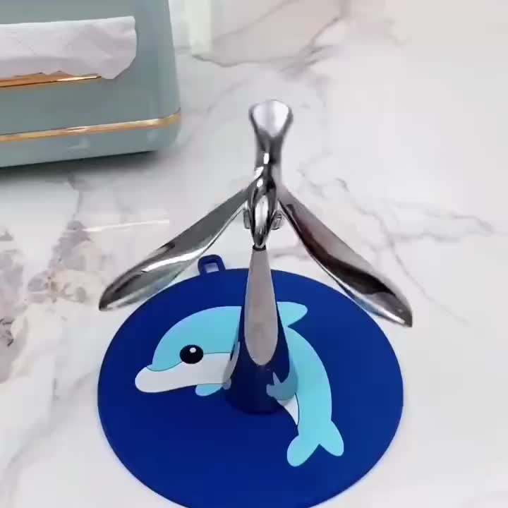 Dolphin Spinning Top Desk Toy